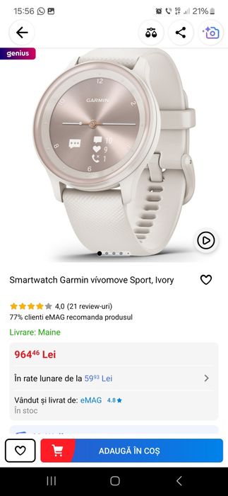 Smartwatch Garmin
