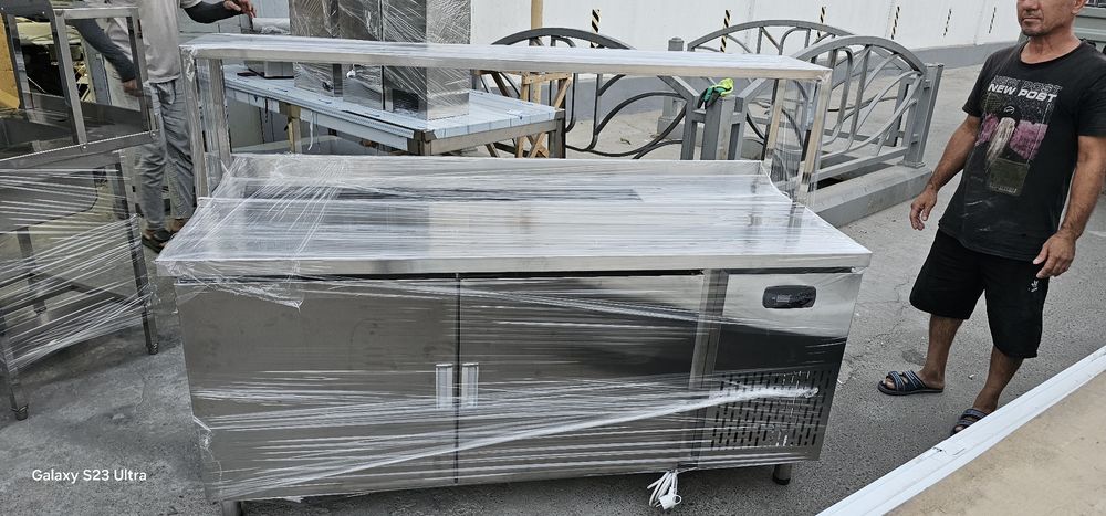 Стол холодильник stol xolodilnik morozilka морозилка нержавейка nerjay