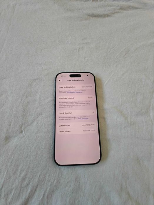 iPhone 17 512GB ca nou Esim 4 cicluri 100% baterie