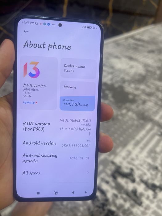 Poco f3, 8/256 GB