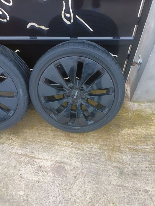 Jante 5×112 R18 cu cauciucuri ramflet