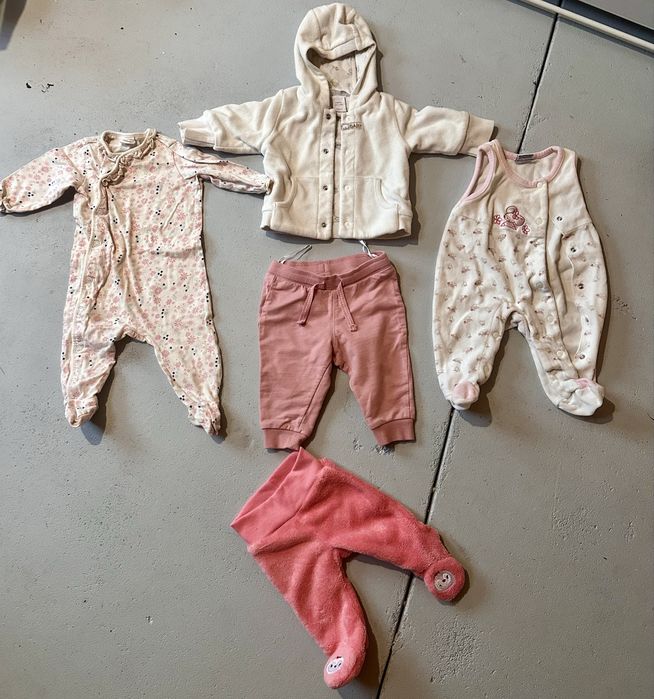 Lot haine bebe fetita (0-6 luni)