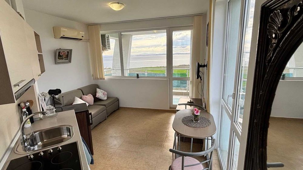 Обзаведено студио с красива морска гледка - к-с Коста Калма, Ахелой