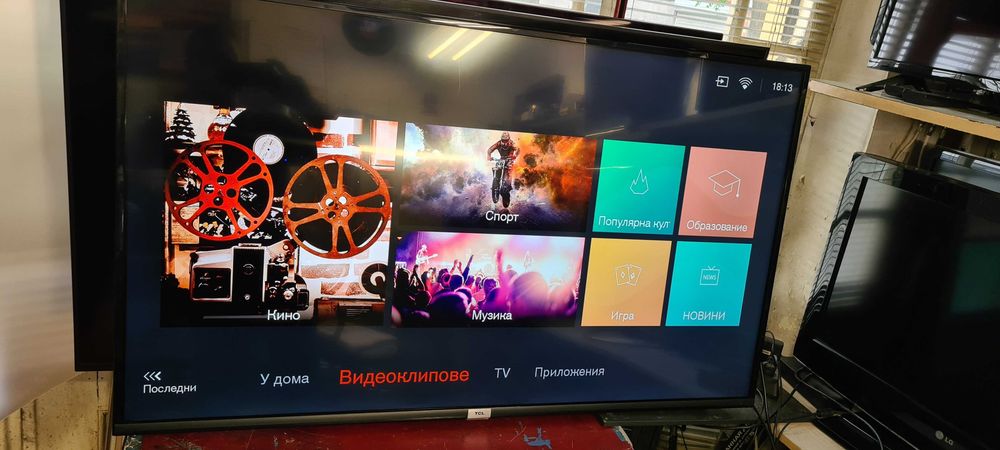 55" Телевизор TCL 55DB600 -Smart TV/4K /UHD - перфектен