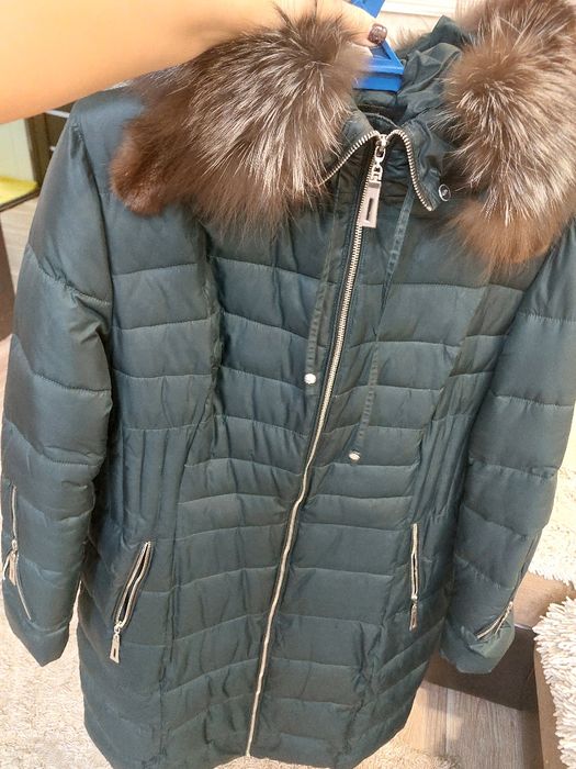Продам зимний пуховик 58рр