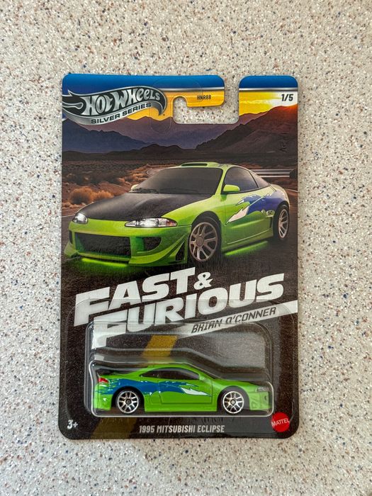 Hot Wheels Silver Series Fast and Furious Brian O'conner Edition Set