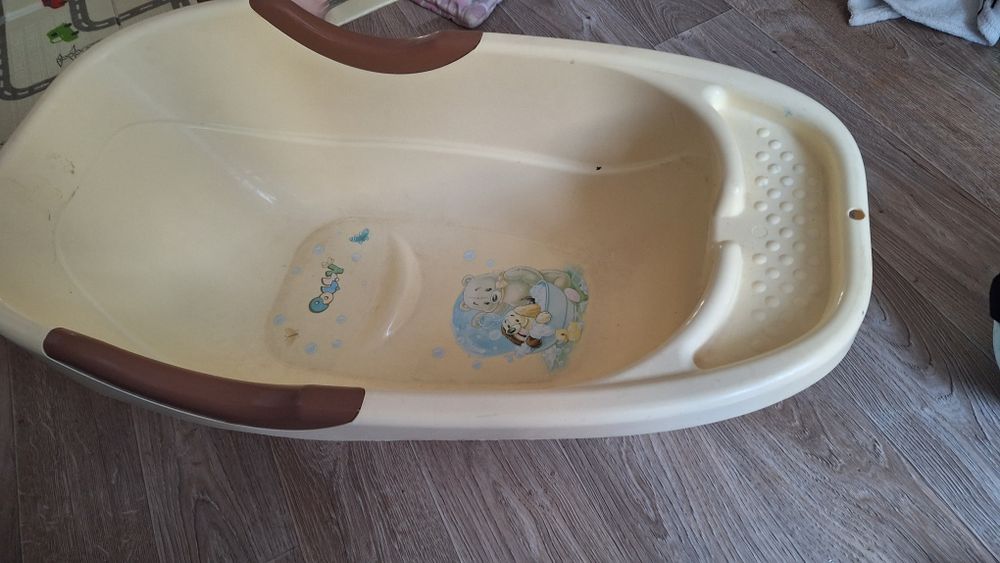 Ванночка и матрас для купания