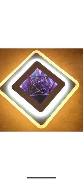 Lustra spot SLS Design LED - Efect 3D in 4 culori 25cm 40w