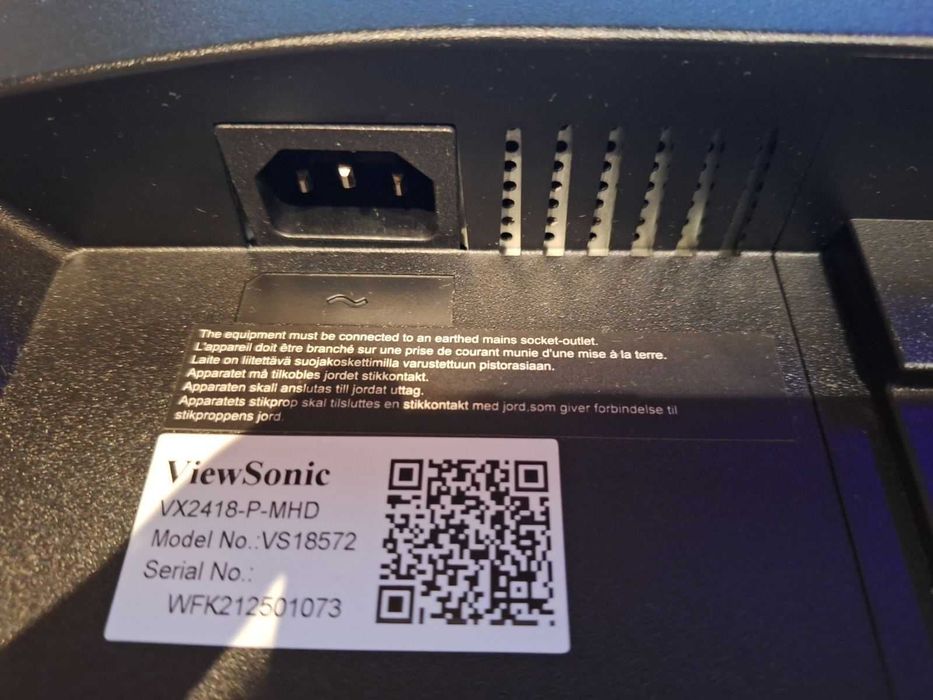 Геймърски монитор ViewSonic VX2418-P-MHD 23.8" 1920x1080