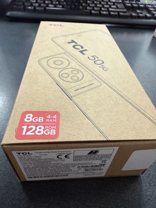 Telefon mobil TCL 50. 5G . 128 GB . 8GB RAM .Nou. Sigilat .Garanție