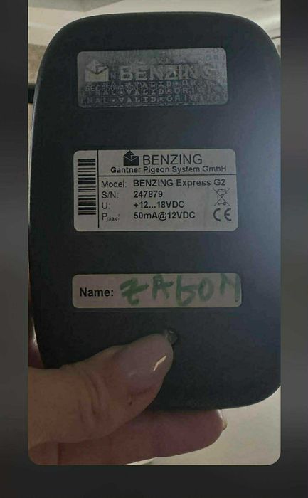 ceas porumbei benzing express G2 cu antena benzing PLB-1F