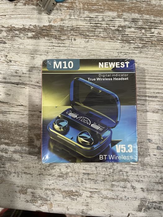 Беспроводные наушники M10 / Bluetooth 5.3 / Новые