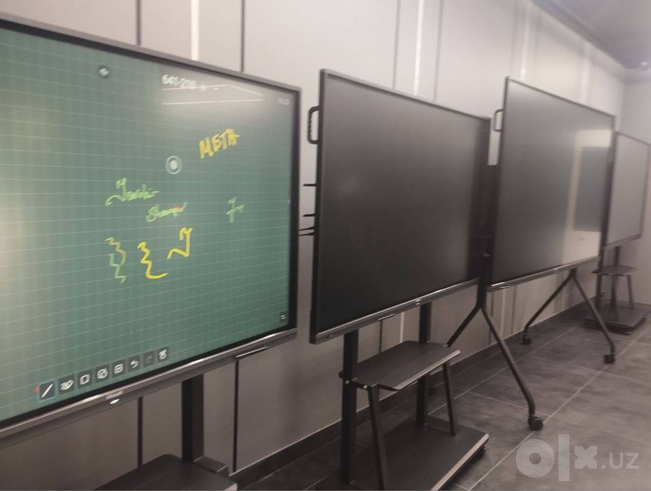Доска Интерактивная сенсорный панель 65–110”дюм 4K Доставка бесплатно
