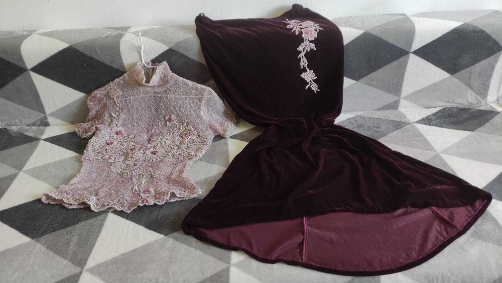 deux pieces elegant pentru coctail/nunta/eveniment