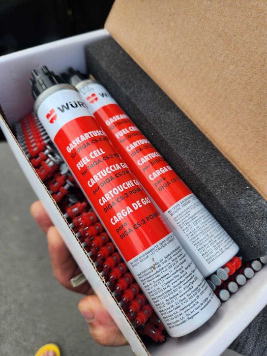 WURTH Пирони и газови пълнители 3x22mm NG CS-2 HFB