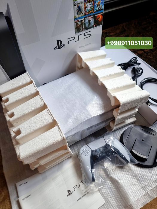 PlayStation 5 Diskovodlik, yangi holatda. Full komplekt