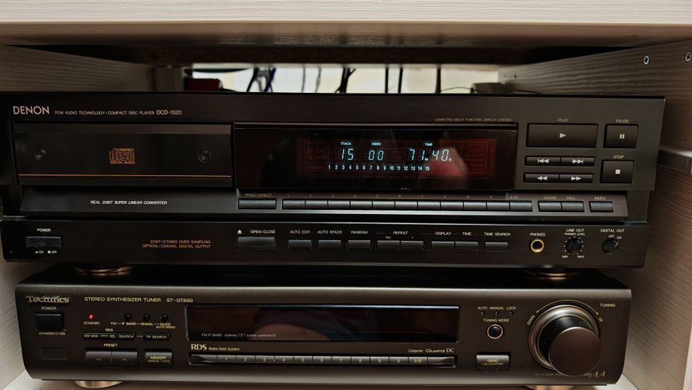 Arcam IrDac, Technics, Denon