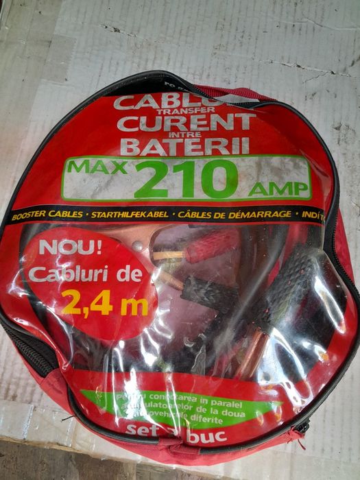 Chilipir,set cabluri pornire auto,max 210 A.