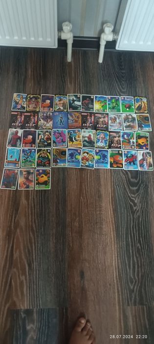 Кетки для детей 55шт fifa, 11шт pokemon