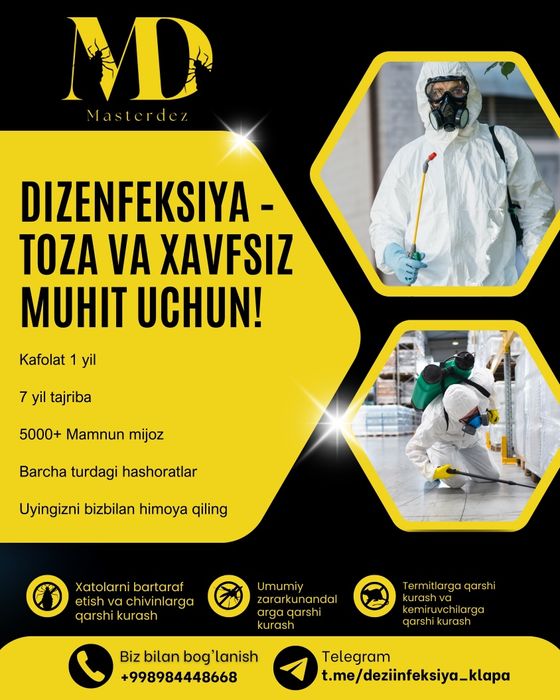 Dezinfeksiya hizmati Master_dez