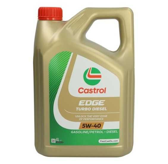 Ulei motor CASTROL EDGE Turbo Diesel 5W40, 4 Iitri, sintetic - STOC