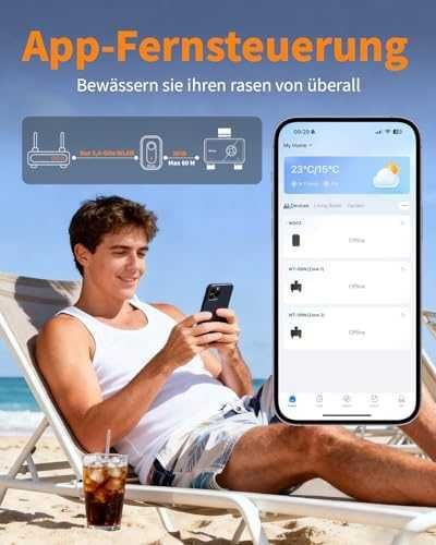 Diivoo WiFi таймер за поливане с 2 зони и Alexa