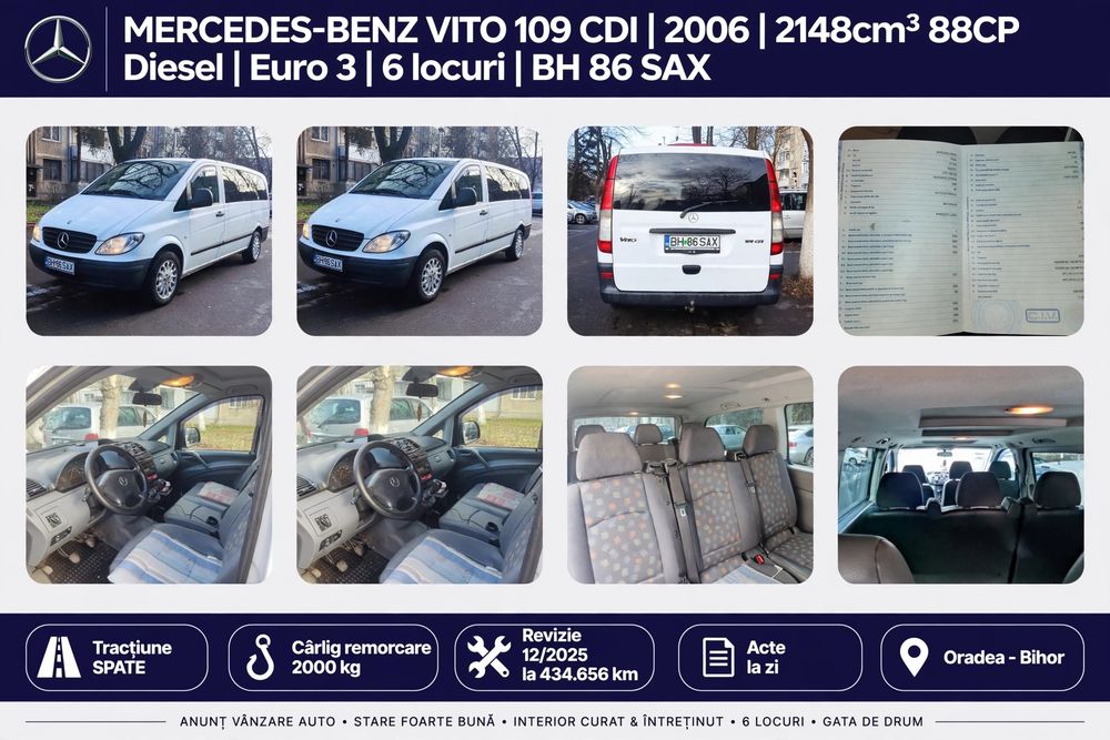 MERCEDES-BENZ Vito 2006 — imagine 3