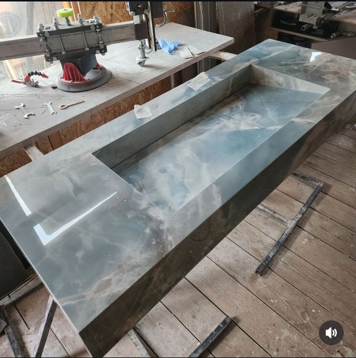 Раковина из керамогранита на заказ