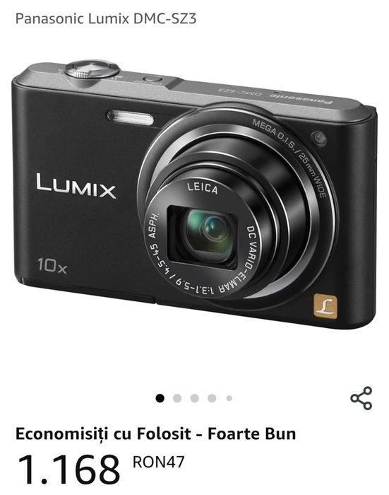 Panasonic Lumix DMC-SZ3