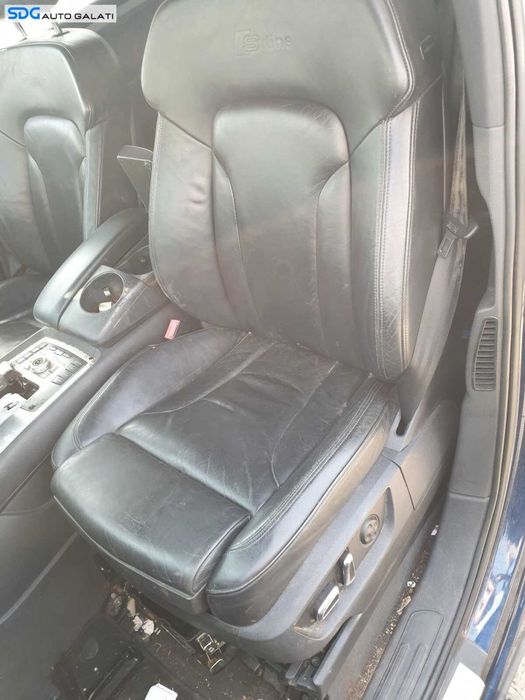 Scaun Piele cu Incalzire Full Electric Stanga Fata Sofer S-Line Sline Audi Q7 Facelift 2007 - 2015 [C6339]