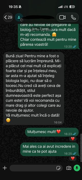 Meditații biologie bacalaureat