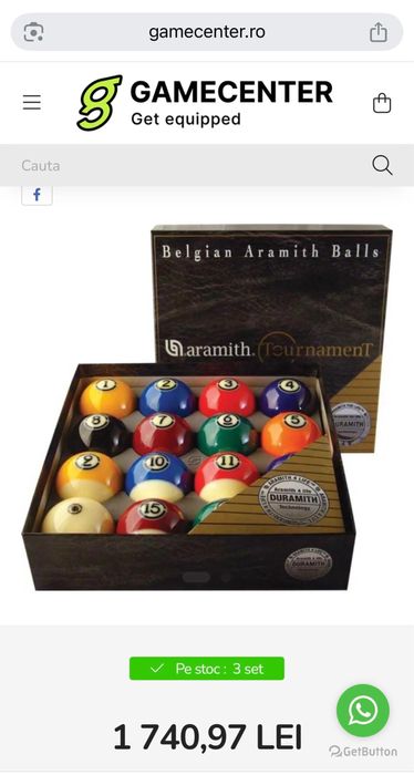 Belgian Aramith Balls