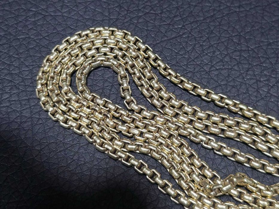 Сребърен синджир с позлата – 21.51 гр