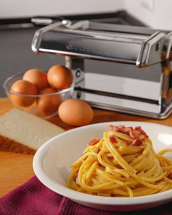 G3 Ferrari G20124 Easy Pasta Machine, неръждаема стомана, ролки 18 см