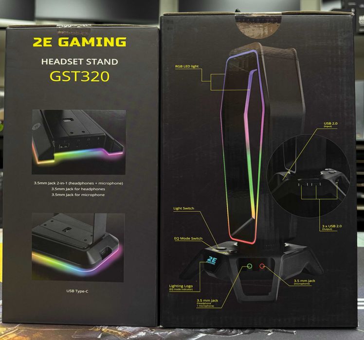 наушники и подставка для наушников от 2E GAMING HG315/320 | GST320