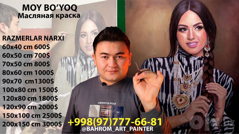 Rassom xizmati kerakmi? Yuqori sifatda chizib beraman