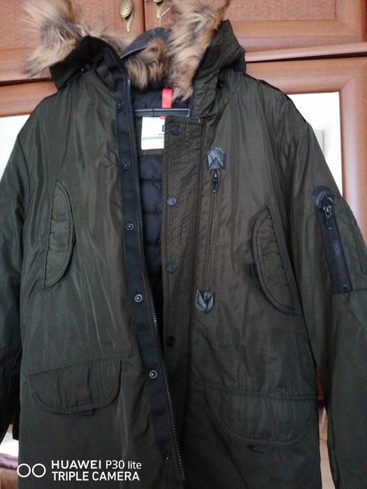 Яке с качулка и пух