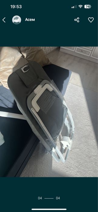 Продам детский шезлонг Joie