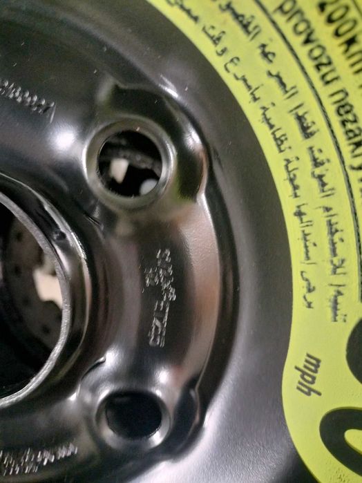 roata rezerva 16" originala vw-audi 5x112 cu kit (cric si cheie roti)