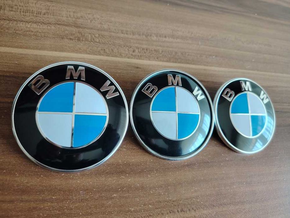 Емблема БМВ/BMW алуминиеви 3-размера