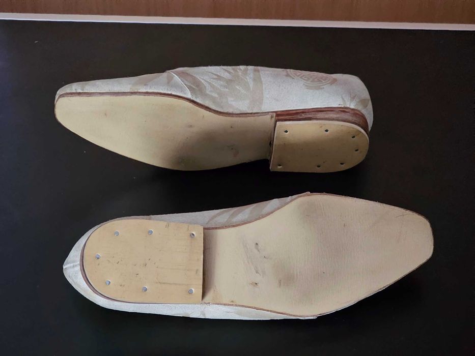 Pantofi balerini, piele intoarsa, nepurtati, 39