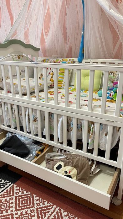 Детская кроватка в хорошем состоянии