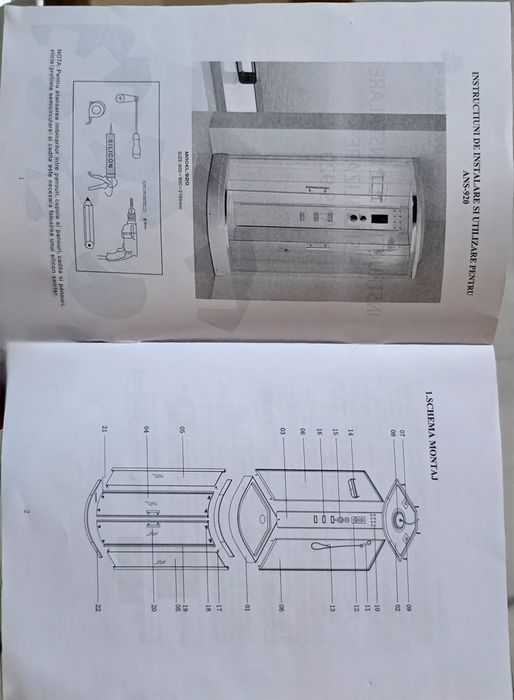 Vand cabina de dus noua