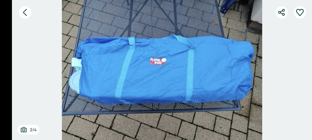 Patut copil culoare albastru stare foarte buna