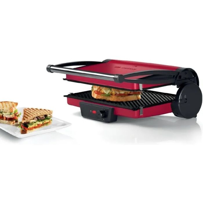 Мултигрил Bosch TCG4104 (Червен) 2000W