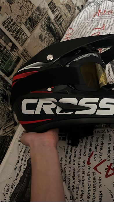 Шлем мото, кросс