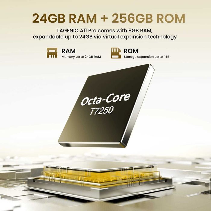 LAGENIO A11 Pro - 6.7", 8GB+16GB/256GB, 4900mAh, 50MP