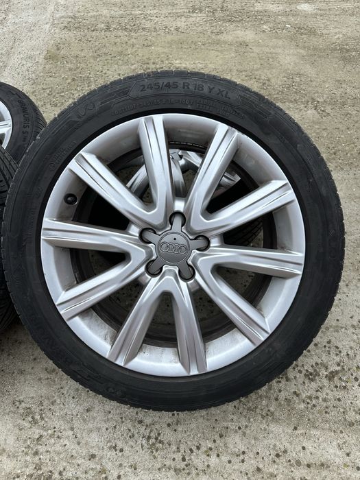Jante originale Audi ~ R18 ~ cu anvelope de vara