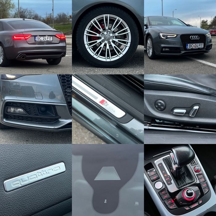 Audi A5 Coupe 3xS-Line / 3.0 Tdi 245 cai / Euro 5 / 2015 / Full Options