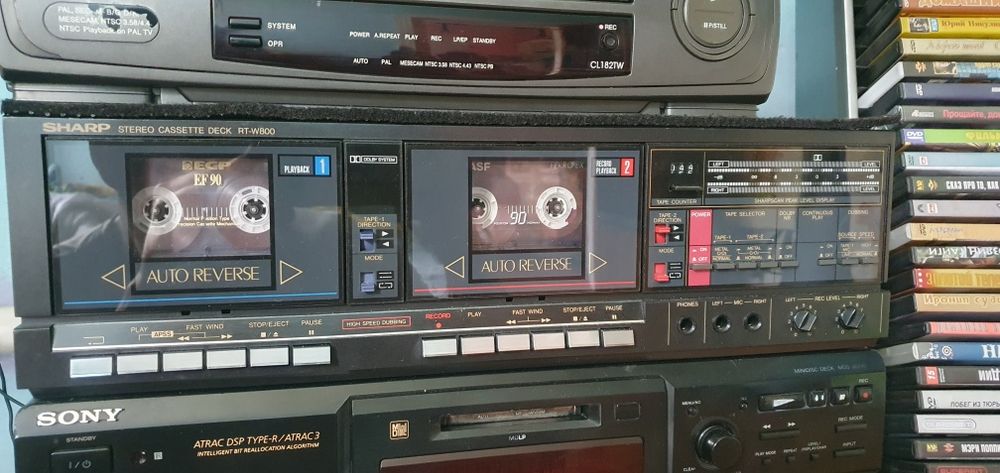 SHARP RT W800, кассетная дека